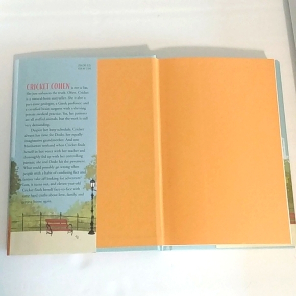 CATHERINE LLOYD BURNS THE HALF TRUE LIES OF CRICKET COHEN FICTION STORYBOOK NWOT - Picture 6 of 7